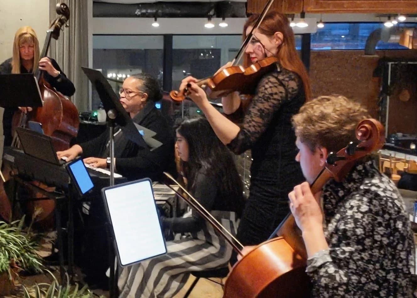 Tango Mercurio Ensemble musicians performing live